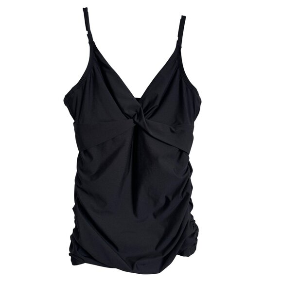 Helen Jon Tankini Size Medium Floating Underwire Black NWT Adjustable NWT $144 - Picture 8 of 10